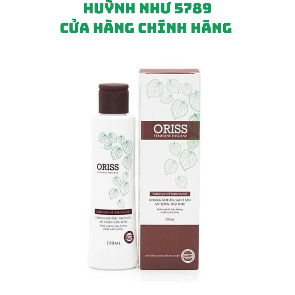 [CHÍNH HÃNG]Dung dịch vệ sinh phụ nữ Oriss Feminine Hygiene kháng khuẩn, sạch sâu (150ml)