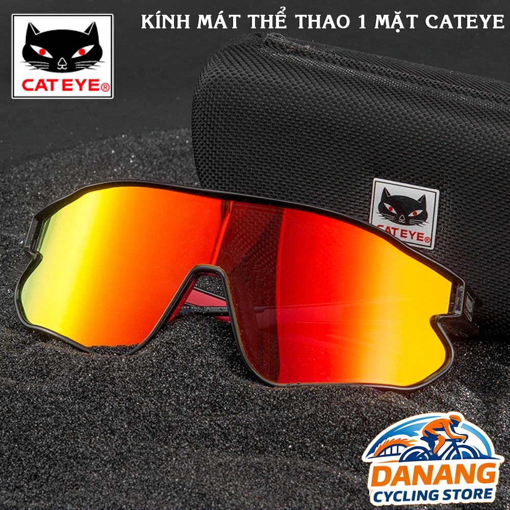 Kính Mát Thể Thao Xe Đạp 1 Mặt Phân Cực CATEYE Polarized