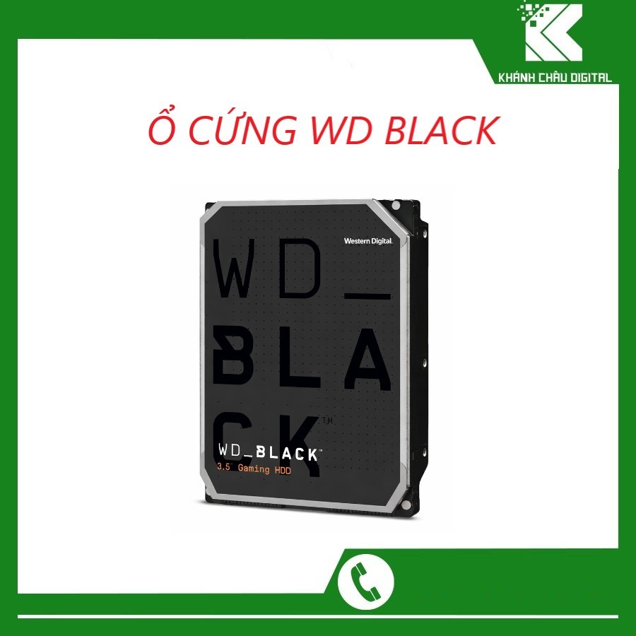 Ổ cứng WD BLACK 4TB 6TB 8TB 3.5 inch Sata 3 dành cho PC