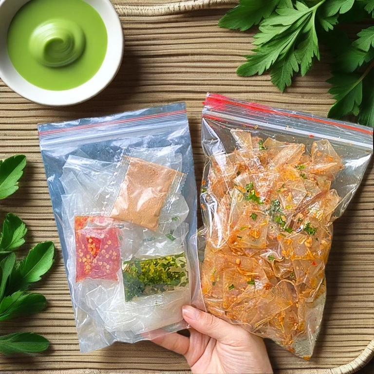 bánh tráng trộn fpoly ăn là nghiền