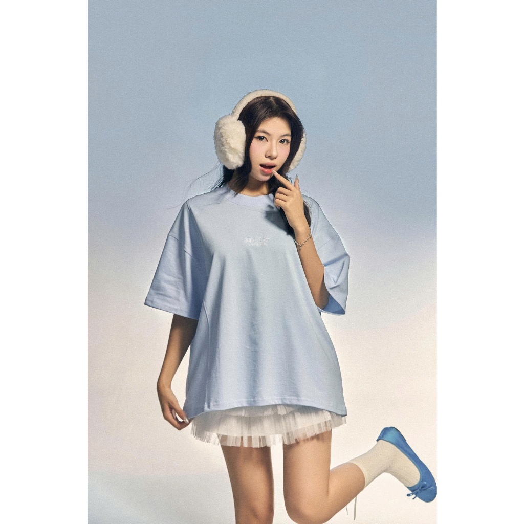 Áo Thun Boxy Thêu In Nổi THEHORSE SOLID Local Brand Unisex Cotton 100% 240GSM - TS42 | BigBuy360 - bigbuy360.vn