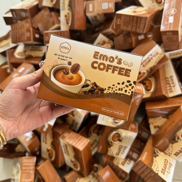 emo coffee bột cafe hoà tan 3trong1 emoslim by fen