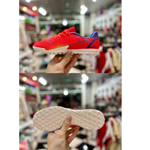 Giày Bóng Đá Sân Cỏ Nhân Tạo V a BÔ 14 ACA  ĐỎ KÈM TÚI TẤT