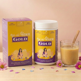 Bột Ngũ Cốc Cho Mẹ Bầu Tinh Chế Cao Cấp HENA GOLD 500G, Ngũ Cốc Cho Bà Bầu Lợi Sữa Sau Sinh