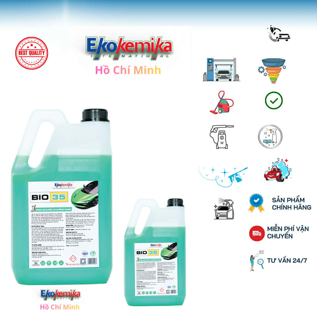 Dung dịch rửa xe không chạm bio 35 Ekokemika