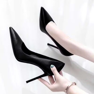 [Big Size 41 42]Giày Cao Gót  11P Mũi Nhọn Full Size 34 42