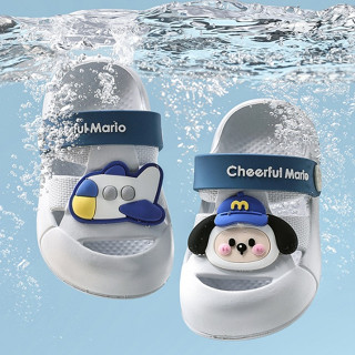 Dép cho bé Cheerful Mario QL-1273, sục cross cho bé trai bé gái siêu nhẹ chống trơn trượt SM3