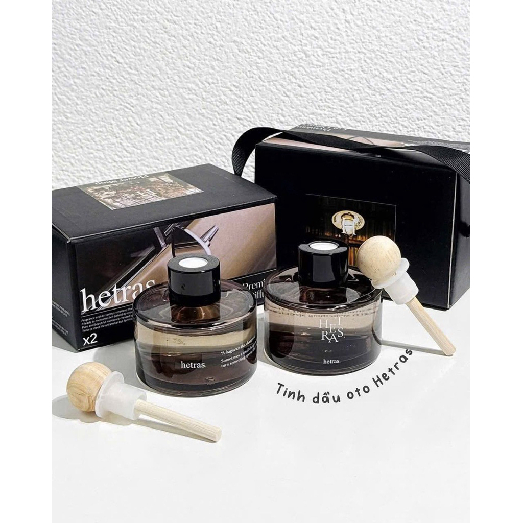 Set Tinh Dầu Nước Hoa Hetras Premium Car Diffuser (No 07)