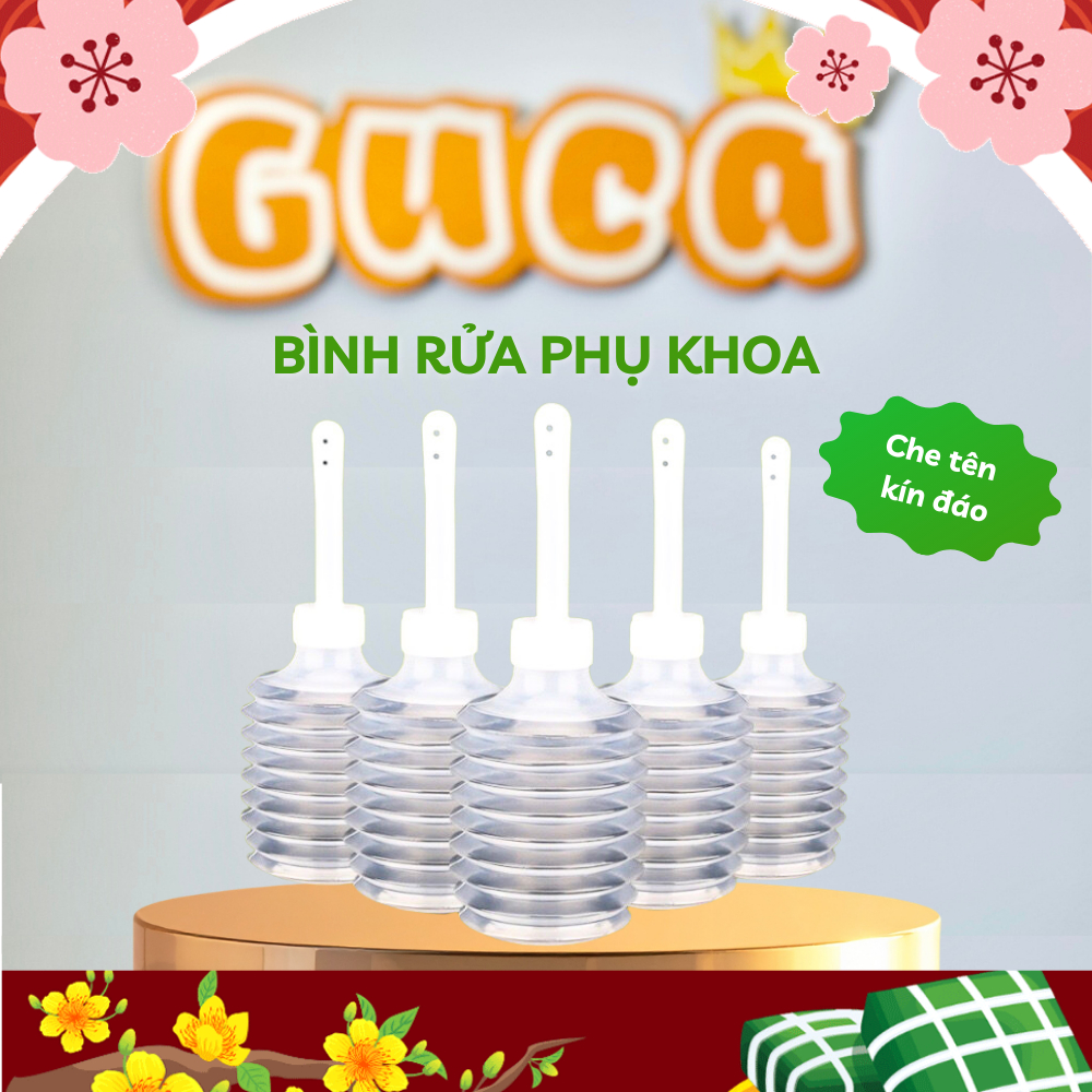 Bình Rửa Vệ Sinh Phụ Khoa 200ml, Chất Liệu Nhựa Y Tế An Toàn, Thiết Kế Tháo Rời Dễ Vệ Sinh