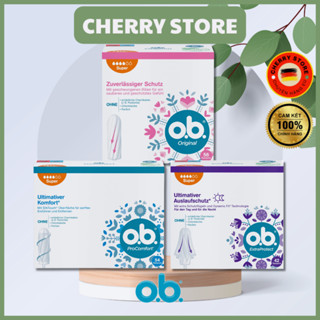 Băng vệ sinh Tampon OB Nội Địa Đức đa dạng phân loại, hỗ trợ thấm hút ổn định thiết kế gọn, dễ dùng