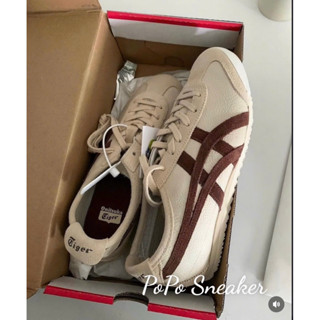 Giày Sneaker Thể Thao Onitxuka Tlger Nâu Vintage Fullbox