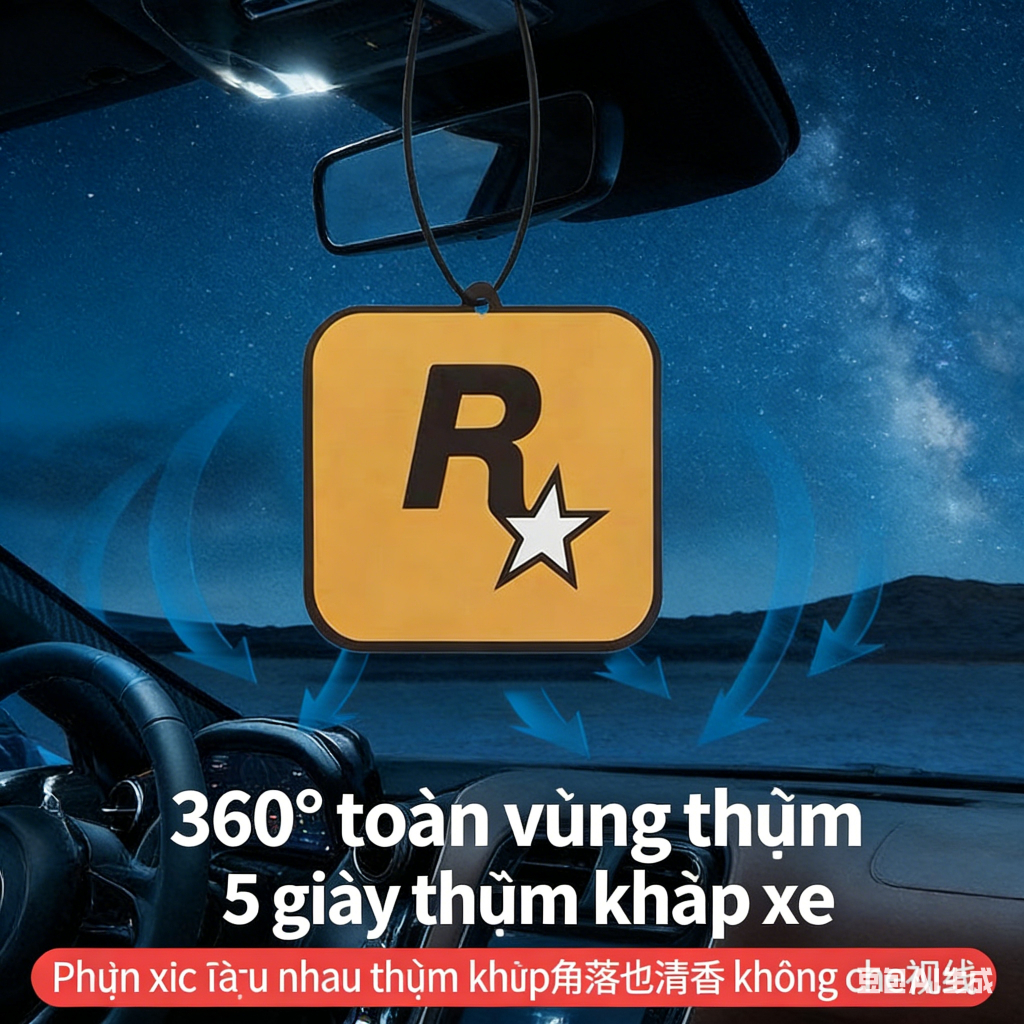 Thẻ Thơm Khử Mùi Xe Hơi