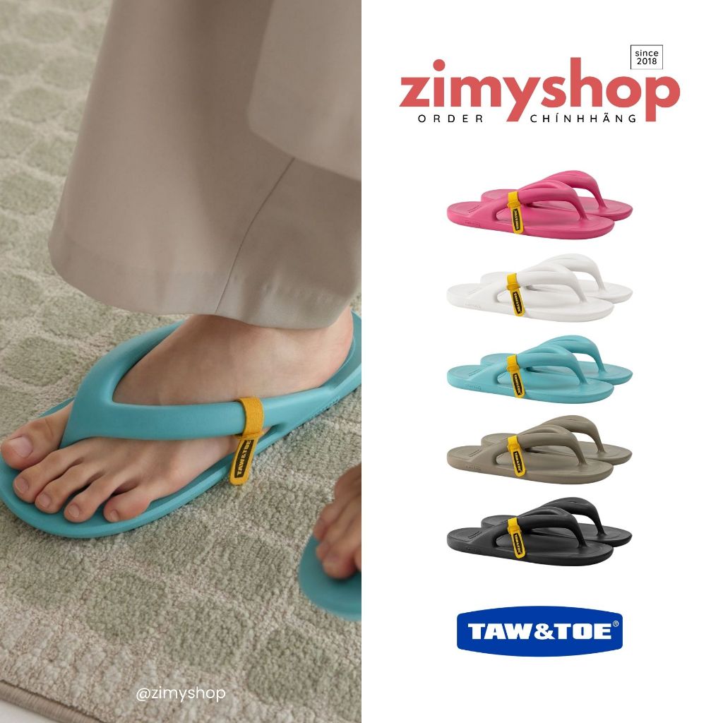 CHÍNH HÃNG DÉP TAW&TOE ZEROVITY FLAT HÀN QUỐC