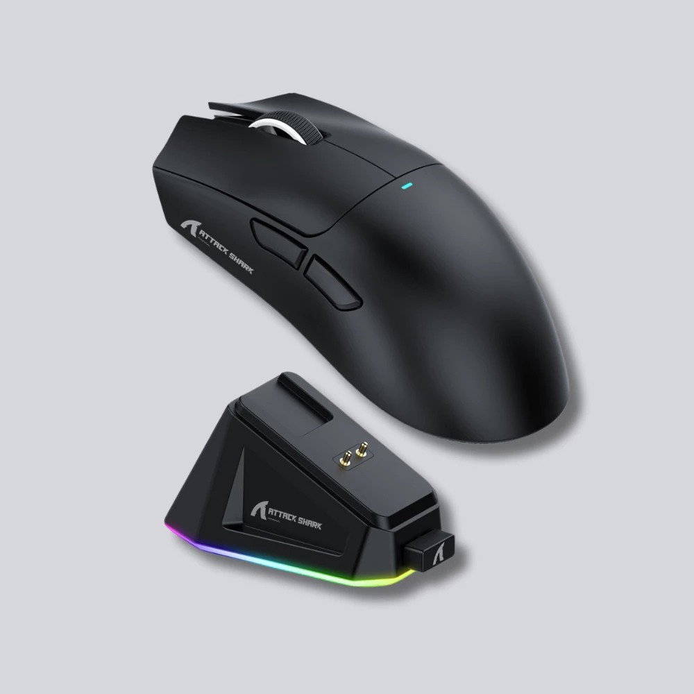 (sẵn tùy mã) Chuột Gaming Không Dây PAW3311 Attack Shark R1 | X11 18000DPI Kết Nối 3 Mode App Chỉnh 