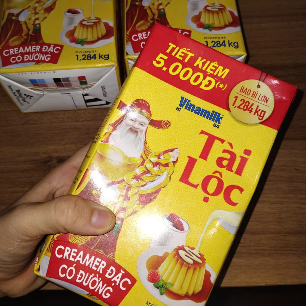 Sữa đặc Creamer Vinamilk Tài Lộc 1284g