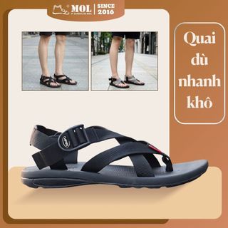 Sandal vento nv7189b đế cao su quai chéo vải dù thời trang đi học dạo phố đi biển nam nữ