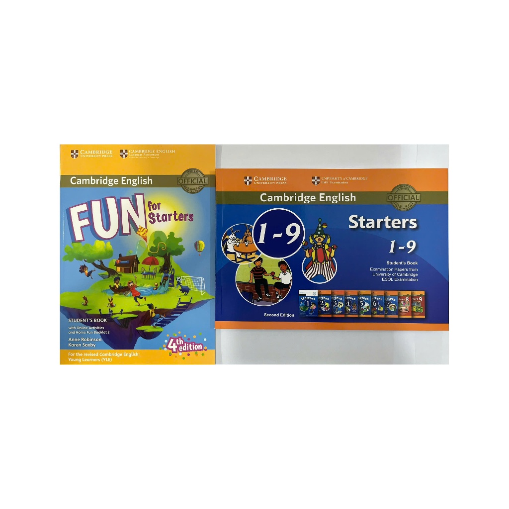 BỘ SÁCH FUN FOR STARTERS + STARTERS GỘP (1-9)