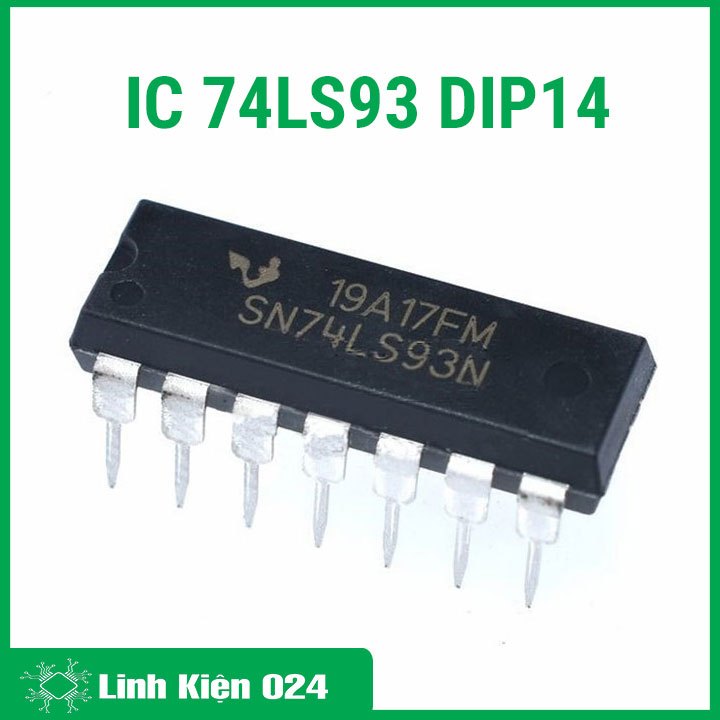 Đếm nhị phân 74LS93 4-bit DIP14