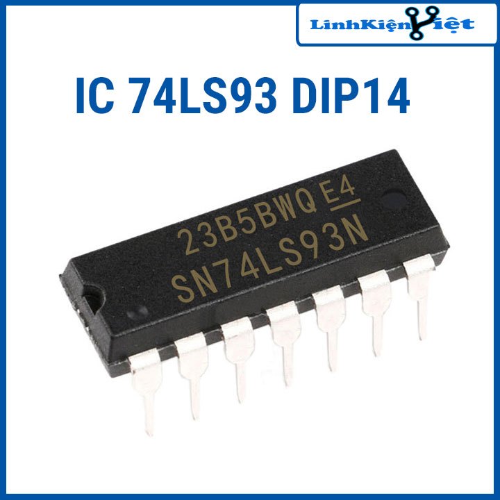 Đếm nhị phân 74LS93 4-bit DIP14