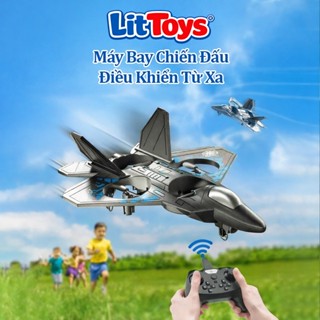 Bộ Đồ Chơi Máy Bay Điều Khiển Từ Xa ToysLit Có Đèn LED Vào Ban Đêm Cho Bé, Đồ Chơi Vui Chơi Giải Trí
