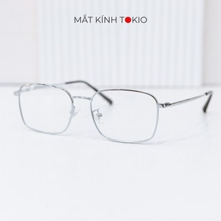 Gọng kính kim loại chữ nhật Thời Yến - Vương Hạc Đệ T132