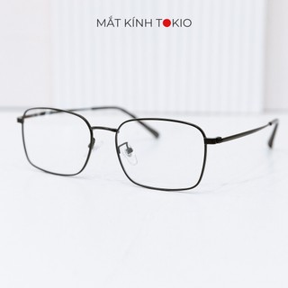Gọng kính kim loại chữ nhật Thời Yến - Vương Hạc Đệ T132