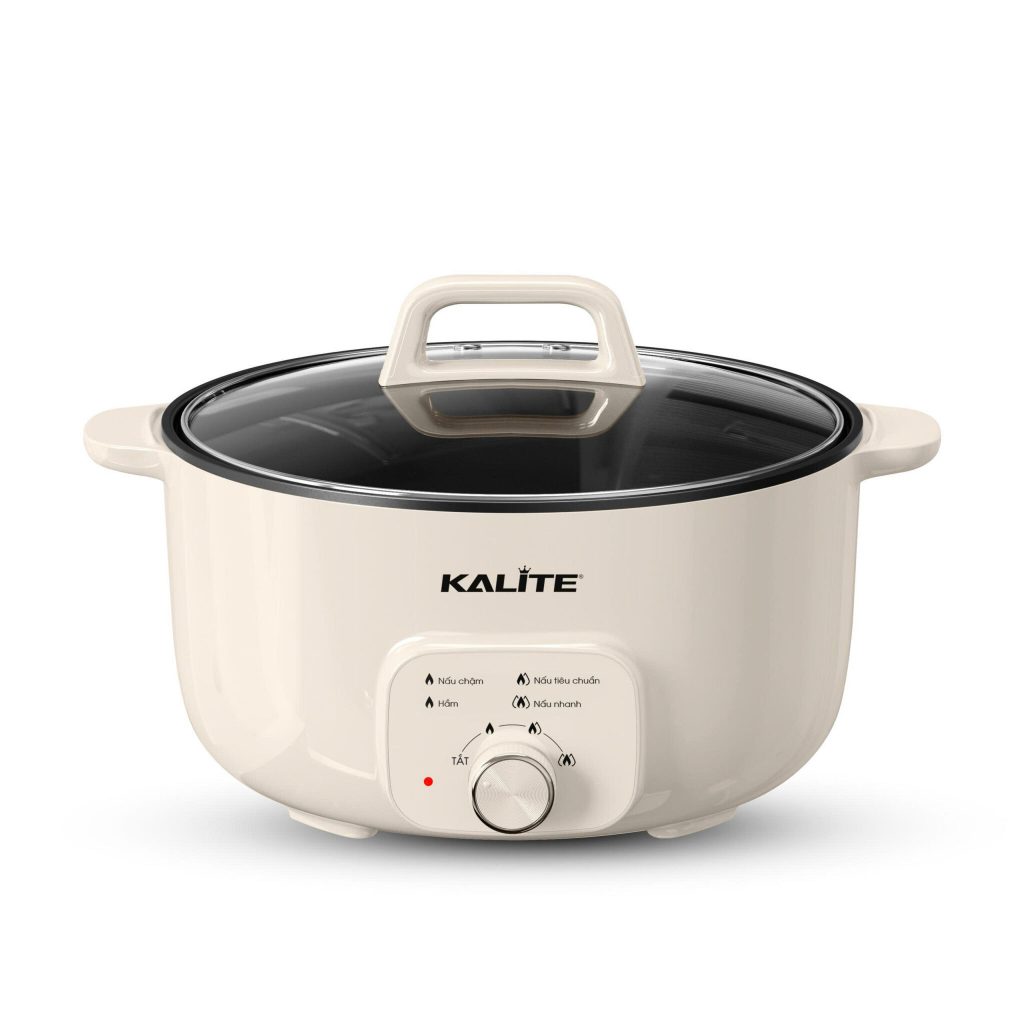 Nồi lẩu đa năng KALITE KL568 Elegant, dung tích 6L, công suất 2000W, điều khiển 3 mức nhiệt