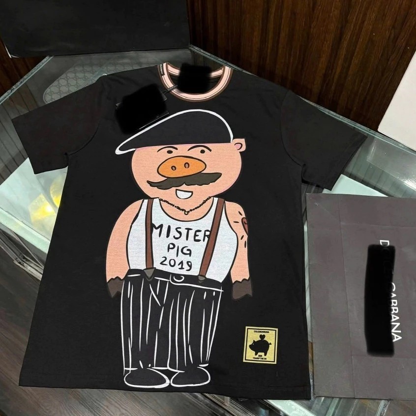 Áo Thun Chàng Trai Lợn ❤ Áo Phông Cotton Dày Dặn Dáng Rộng Nam Nữ NA102