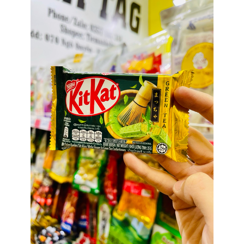 [sẵn hàng] kitkat matcha gói 35gr