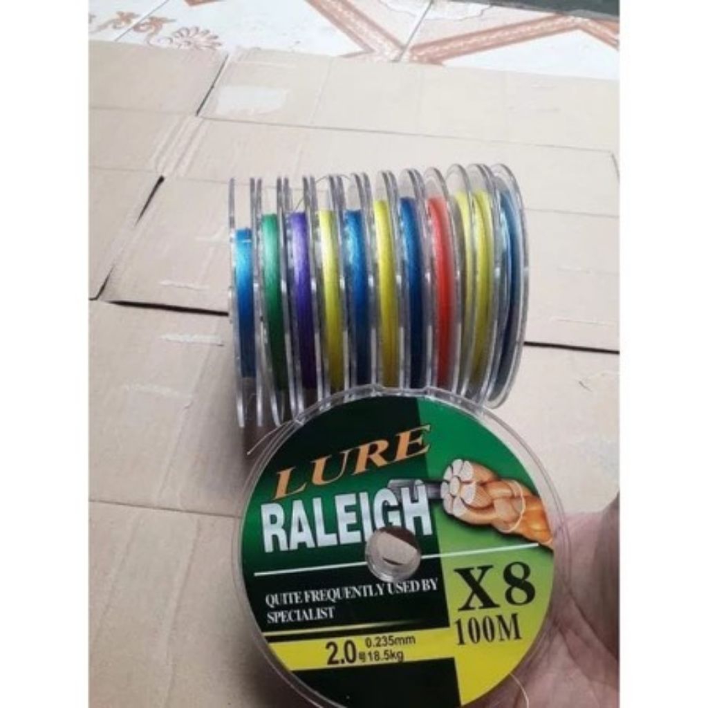(Giá sỉ) Combo 5 cuộn dù PE X8 siêu dai, siêu bền - Dây dù PE X8 7 màu giá sỉ