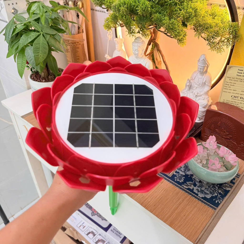 Máy Niệm Phật Năng Lượng Mặt Trời Có Kinh Địa Tạng- Chú Lăng Nghiêm-45 Bài niệm phật khác -Có khe thẻ