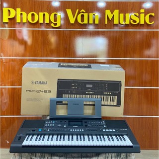(CHÍNH HÃNG) Đàn organ Yamaha kèm adaptor model PSR-E483//E
