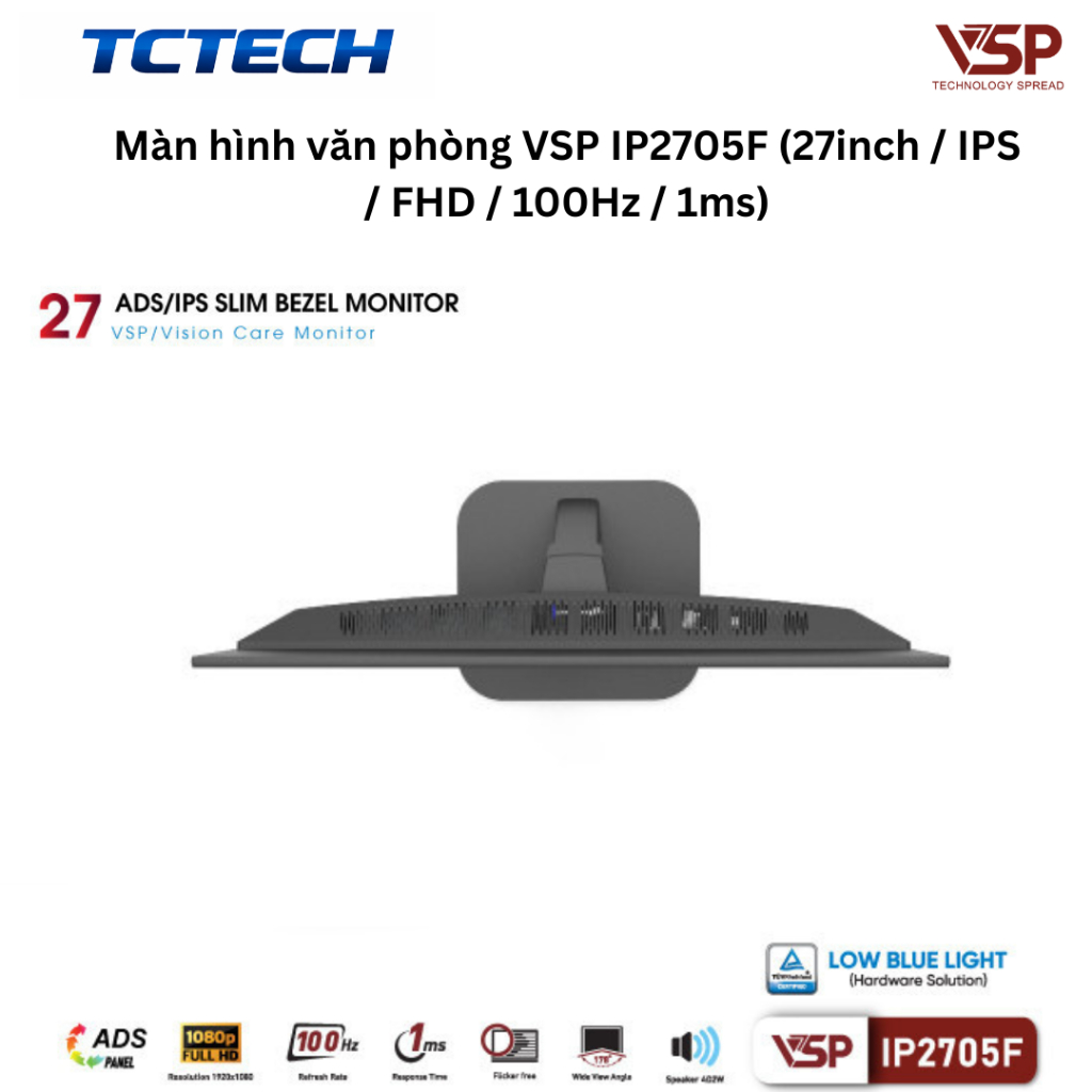 Màn hình văn phòng VSP IP2705F (27inch / IPS / FHD / 100Hz-120Hz / 1ms) Chính Hãng | BigBuy360 - bigbuy360.vn