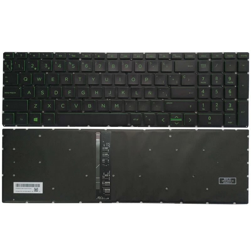 ⚡⚡Bàn Phím Laptop HP Pavilion Gaming 15-CX 15-cx0056wm 15-cx0058wm Led Xanh US