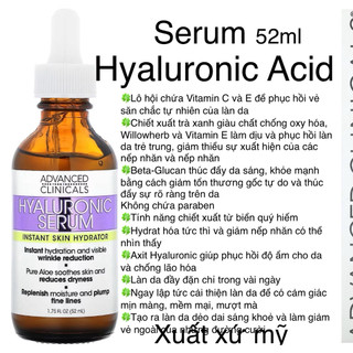 [ Mỹ ] SERUM VITAMIN C ADVANCED CLINICALS 52ml