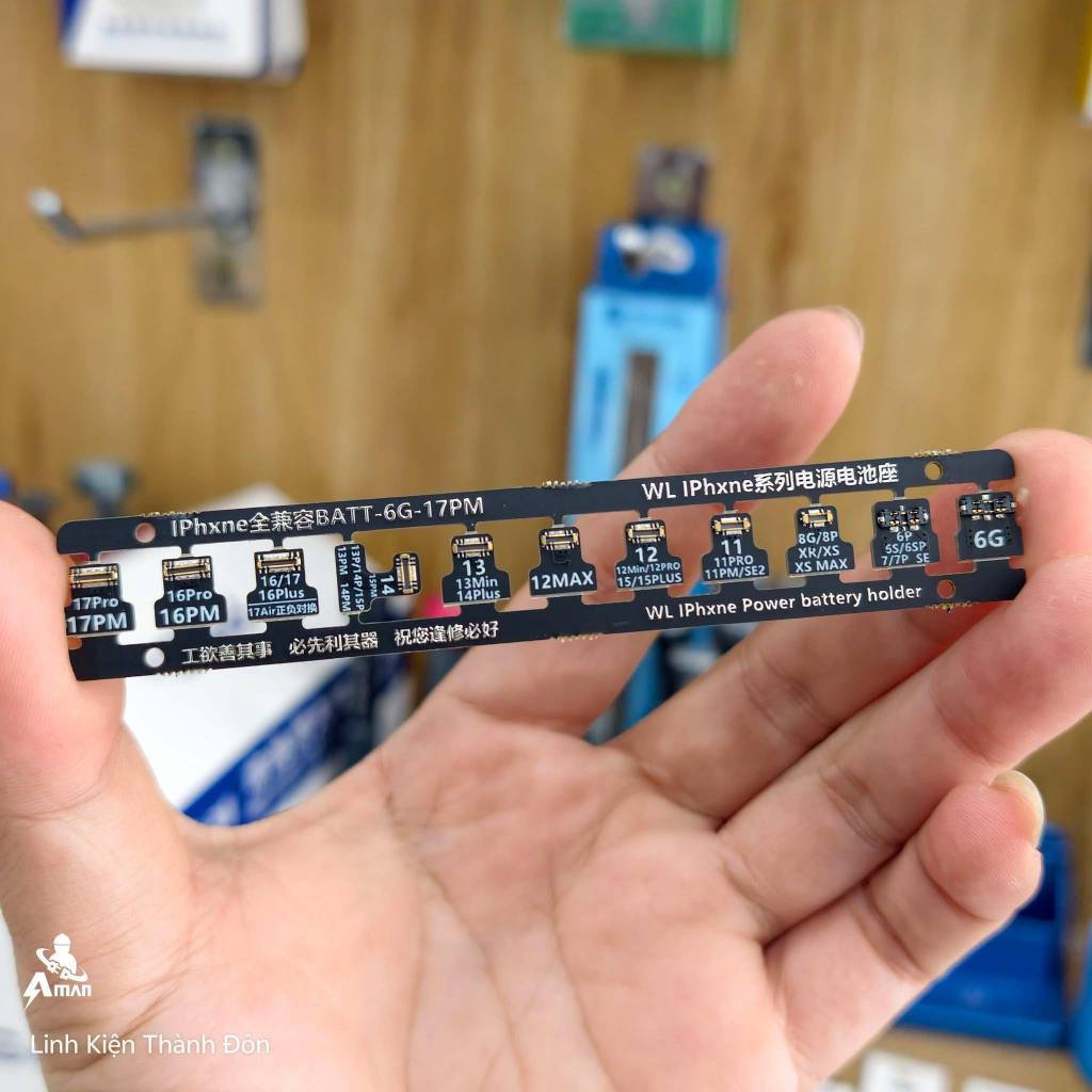 Chân kẹp nguồn 6-17prm