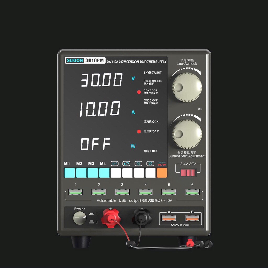 [ Mới 2026 ] Máy cấp nguồn Sugon 3010PM 30V - 10A