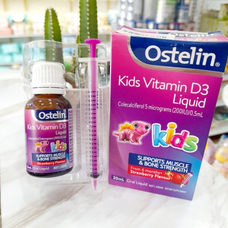 Vitamin D3 Ostelin Liquid 20ml (date xa)