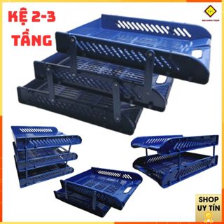 Khay nhựa 3 tầng trượt kệ 3 tầng trụ nhựa kệ 2 tầng trụ 2 tầng trượt