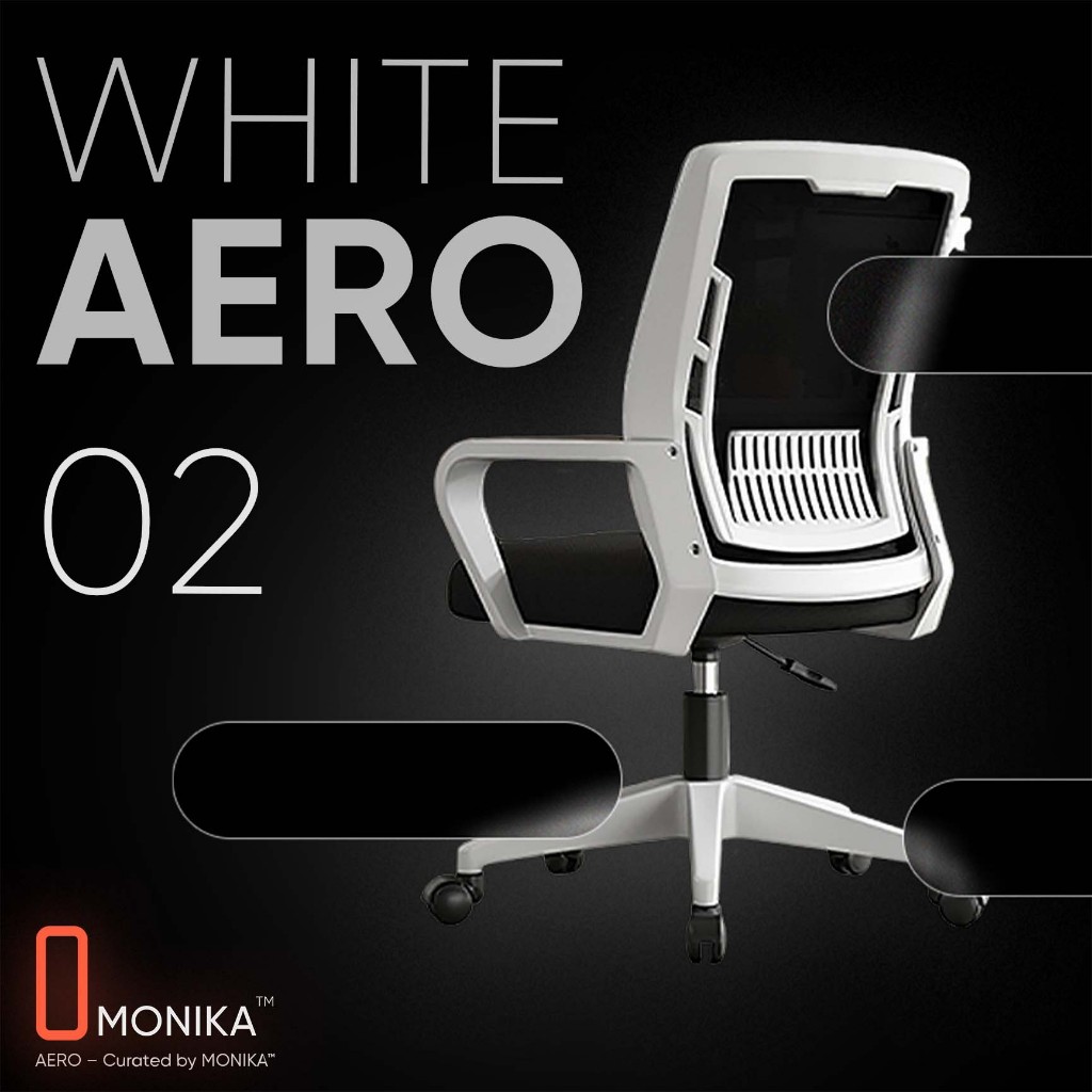 Ghế Công Thái Học AERO Cao Cấp | Đệm Siêu Êm, Chống Đau Lưng, Trục An Toàn, Ghế Văn Phòng Xoay 360°