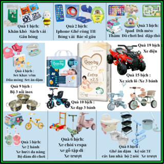 [Kèm Quà][Tích Điểm] Tã/bỉm quần dán Gooby chống tràn hiệu quả đủ size M56/L52/XL50/XXL46 cho bé