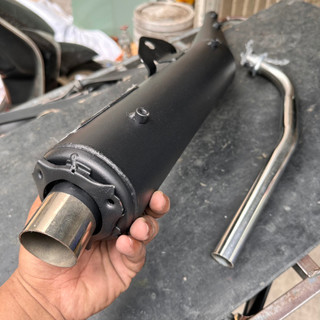 Pô Umav3 họng INOX Móc nỉ (họng 40) kèm cổ cho Sirius Wave
