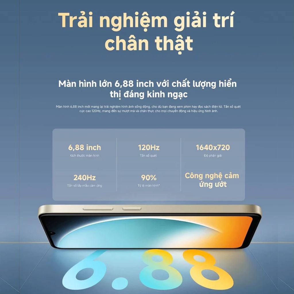 Điện thoại XIAOMI POCO C71 3GB 64GB | Bộ Vi Xử Lý Tám Nhân Mạnh Mẽ | Màn Hình 6.88” Sống Động | Camera Kép AI 32MP | BigBuy360 - bigbuy360.vn