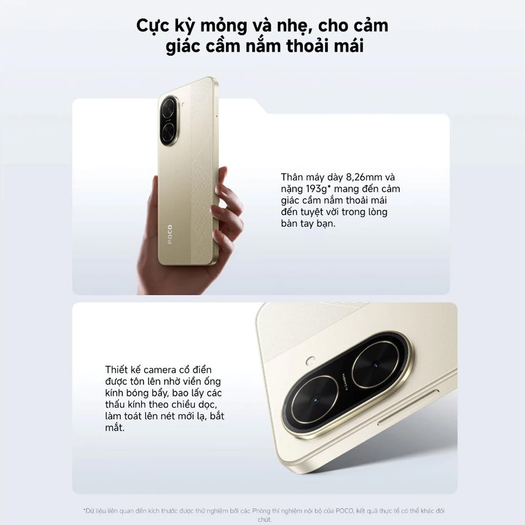 Điện thoại XIAOMI POCO C71 3GB 64GB | Bộ Vi Xử Lý Tám Nhân Mạnh Mẽ | Màn Hình 6.88” Sống Động | Camera Kép AI 32MP | BigBuy360 - bigbuy360.vn