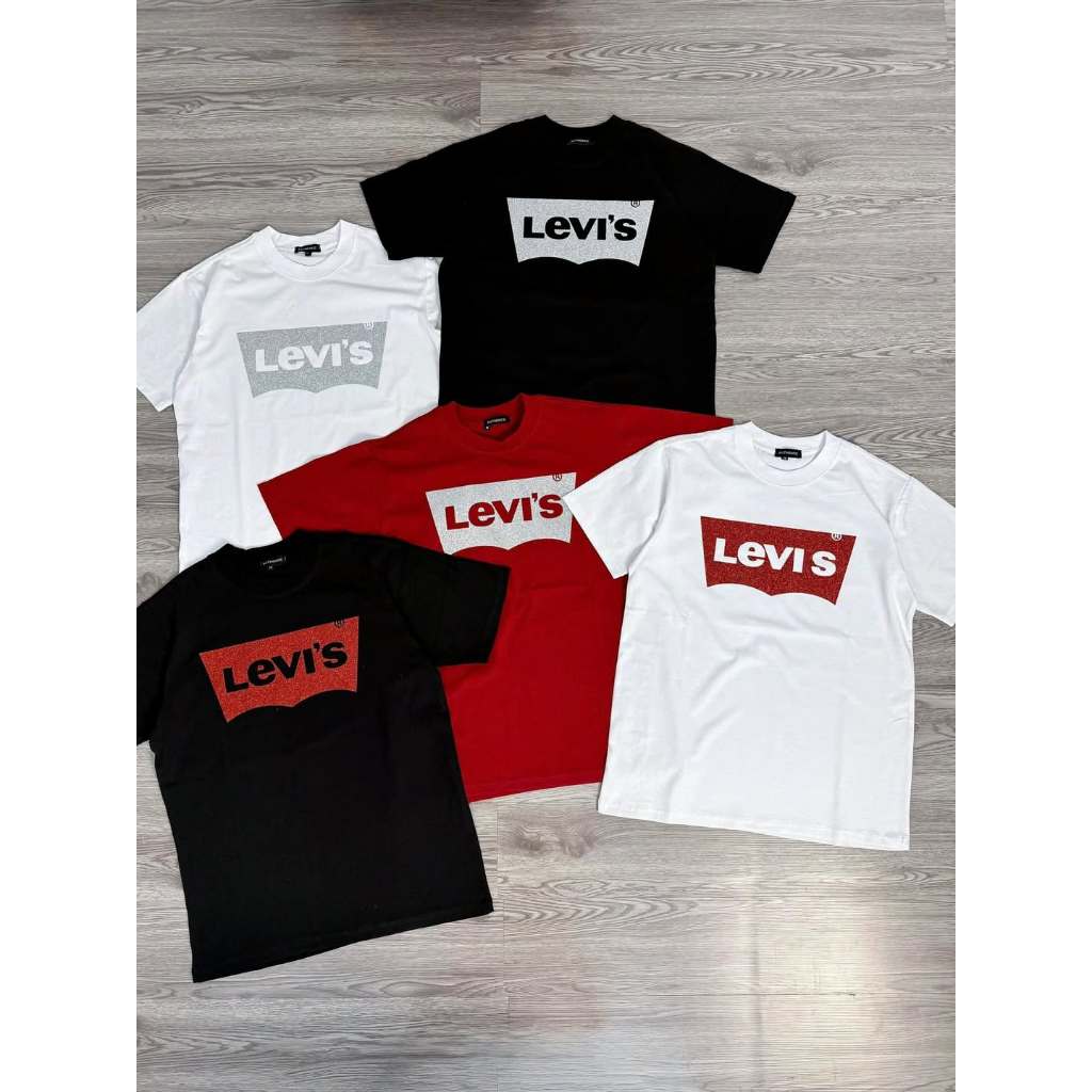 [Kim Tuyến] Áo Thun Lệ Vi Bling Bling Unisex Nam Nữ Form Rộng Chất Vải 260gsm Full Tag Mác