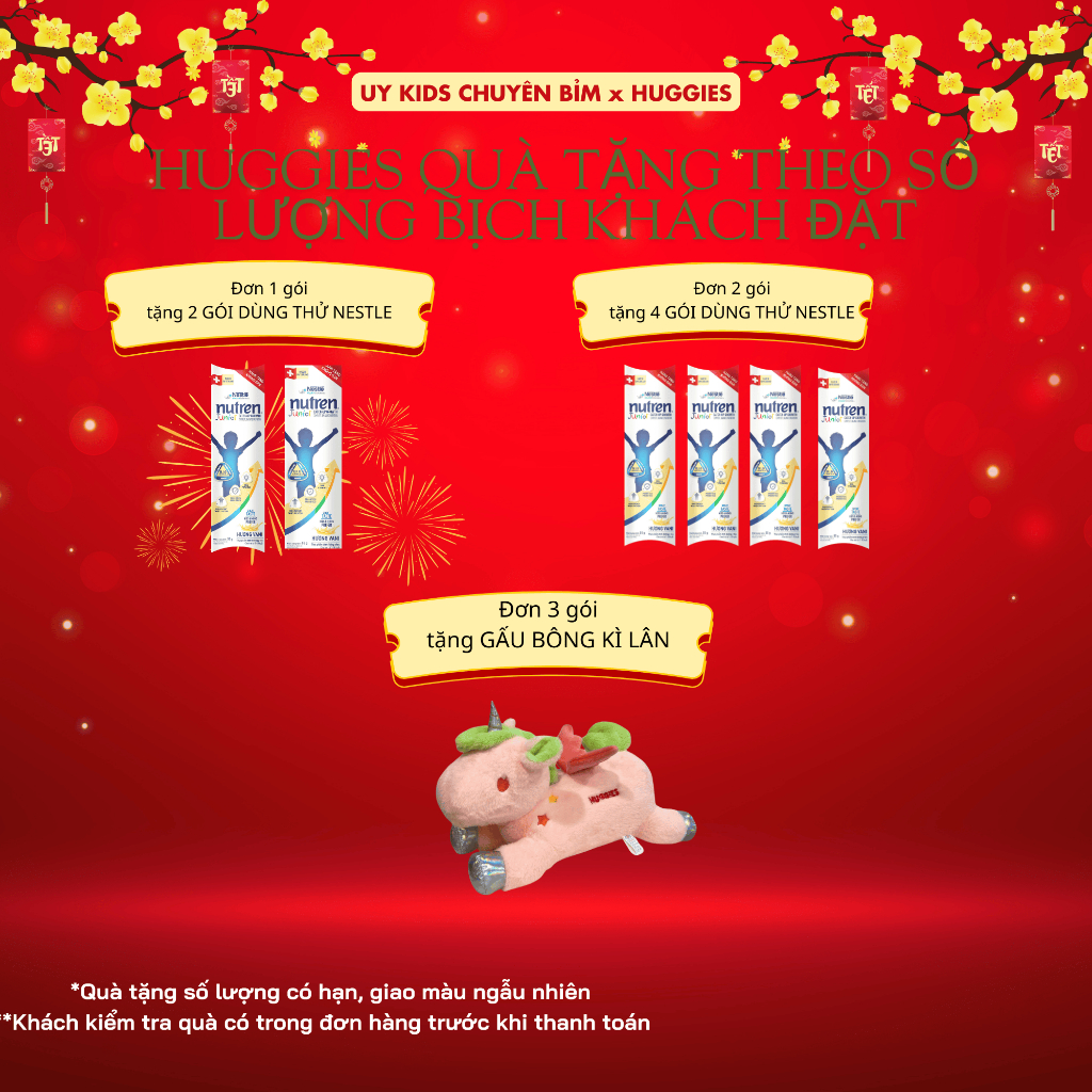 QUÀ TẶNG HUGGIES KHÔNG BÁN - TẶNG THEO ĐÚNG SỐ LƯỢNG BỊCH KHÁCH ĐẶT