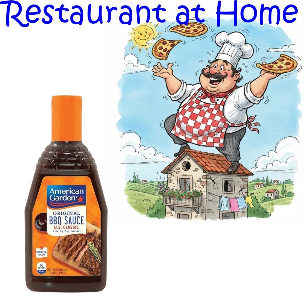 Sốt Ướp Thịt Nướng BBQ American Garden 510g, Nước Sốt Đậm Vị Kiểu Mỹ, Dùng Cho Thịt Nướng & BBQ