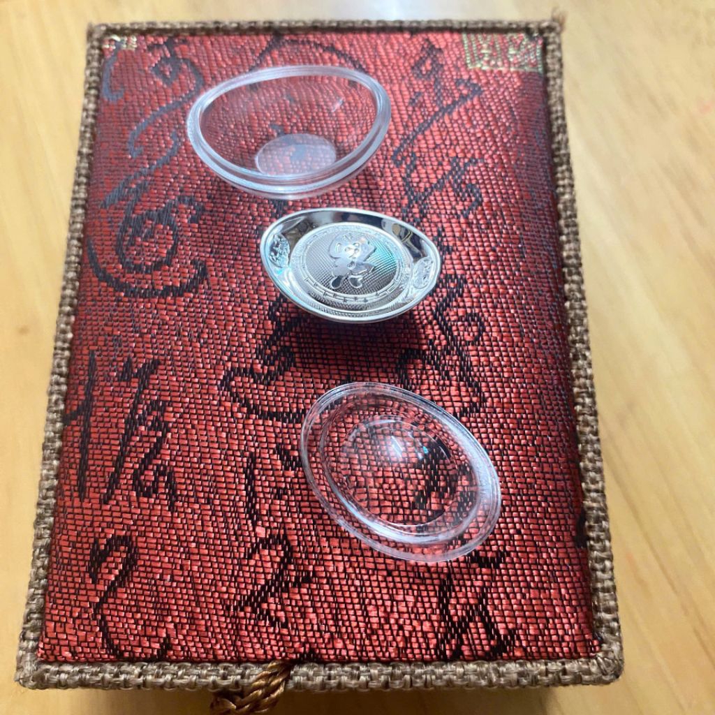 Đĩnh Bạc Mini Chữ Phúc 99,9 ,Thỏi Bạc 99,9