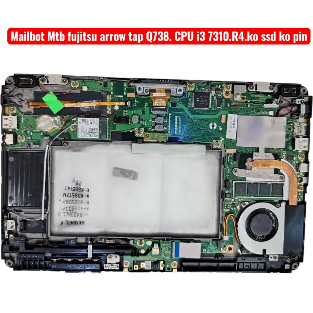 Thanh lý maibot Mtb fujitsu arrow tap Q738. xác tich hợp cpu i3 7310u Ram 4G