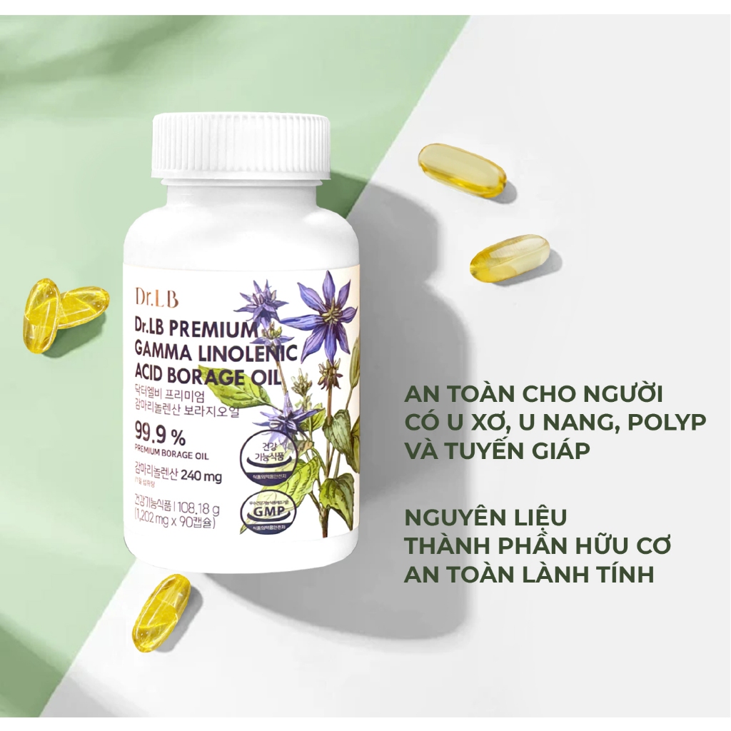 Viên Uống Nội Tiết Tố Nữ Hoa Lưu Ly Dr.LB Hàn Quốc 90 Viên – Hỗ Trợ Cân Bằng Nội Tiết, Giảm Bốc Hỏa, Tiền Mãn Kinh | BigBuy360 - bigbuy360.vn